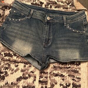 Romwe Denim Women's Shorts